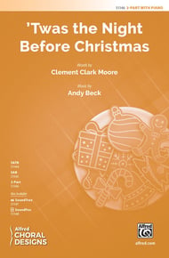 'Twas the Night Before Christmas Two-Part choral sheet music cover Thumbnail